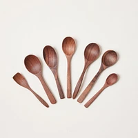 Essential Kitchen Little Spoon, Beech, Set of 7