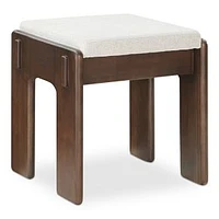 Eldora Stool Walnut Stained Ash Beige