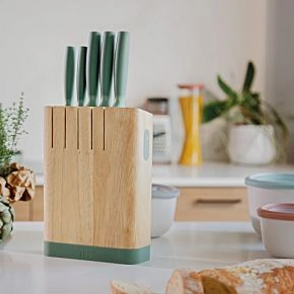 6 Piece Knife Block Set, Forest