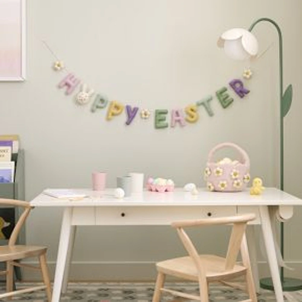 Felt Happy Easter Garland