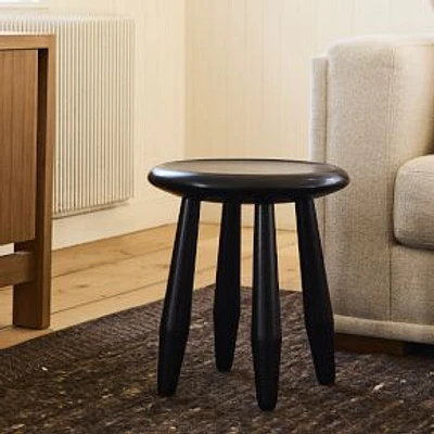 Burke 15" Stool, Black