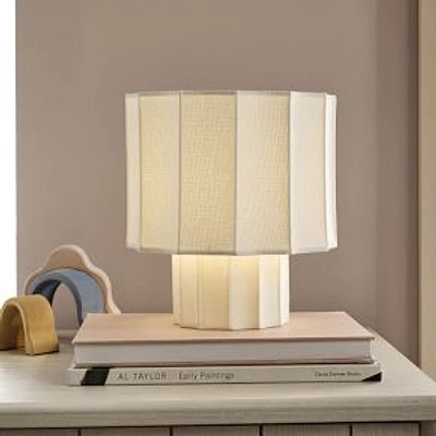 Aurora Table Lamp White Linen