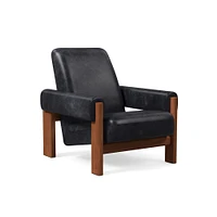 Nils Chair, Saddle Leather, Nut, Cool Walnut