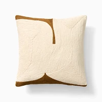 Modern Shape Pillow Cover 20x20 , Petrol