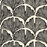 Feather Palm Zebra Black Peel and Stick Wallpaper