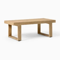 Portside Outdoor 50.5 Rectangle Coffee Table, Driftwood