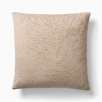 Geode Cut Velvet Pillow Cover 18x18, Sand