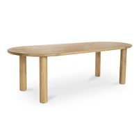 Kosciusko 78" Dining Table, Oak