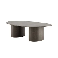 Organic Modular Table, Black on Ash, Small