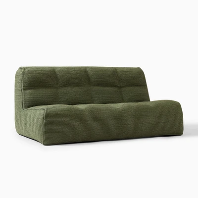 Kavala Outdoor 60" Sofa, Woven Rope, Green