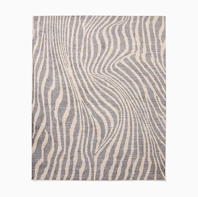 Chip & Dent: Drift Rug, 9x12, Charcoal