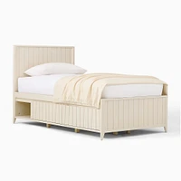 Lively Storage Bed Twin, Soft Chalk