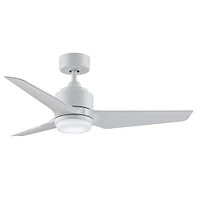 Fanimation Triaire Ceiling Fan, Black, 44"