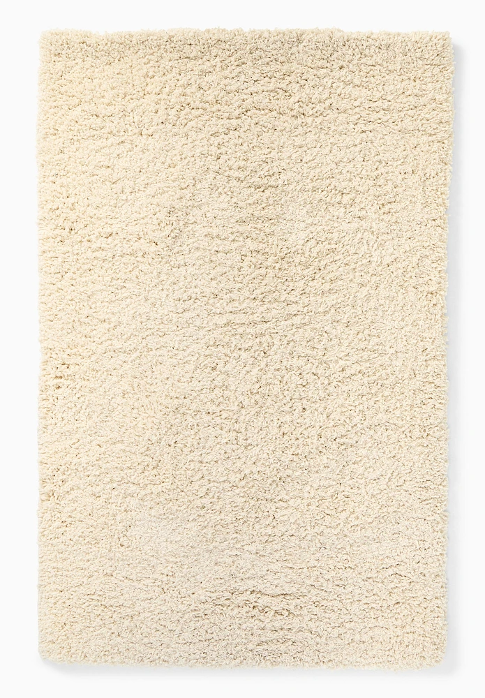 Cozy Plush Rug, 6x9, Alabaster