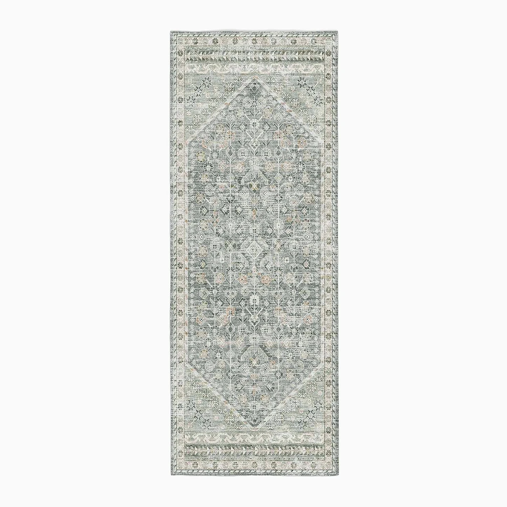 Caria Rug, Dark Olive, 3'x5'