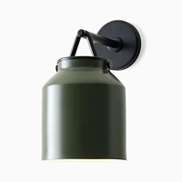 Henry Outdoor Sconce, Small, Matte Black, 7.5