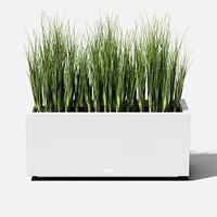 Block Series Long Box Planter, Small, 25"W x 11"D 13"H, Black