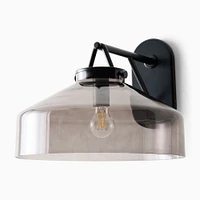 Henry Outdoor Sconce, Small, Matte Black, 7.5