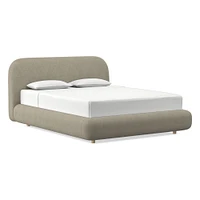 Laurent Bed, Queen, Yarn Dyed Linen Weave, Graphite