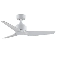 Fanimation Triaire Ceiling Fan, Black, 44"