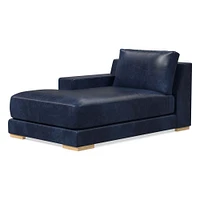 Dalton LA 68" Sofa, Down, Ludlow Leather, Black, Black