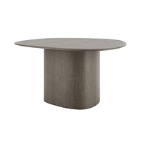 Organic Modular Table, Black on Ash, Small