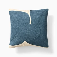 Modern Shape Pillow Cover 20x20 , Petrol