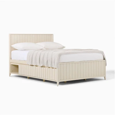 Lively Storage Bed Twin, Soft Chalk