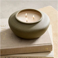 Charlie 3 Wick Filled Ceramic Candle