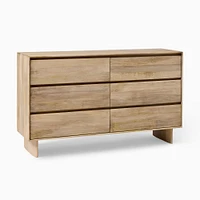 Anton (62") 6-Drawer Dresser, Mango Cerused White