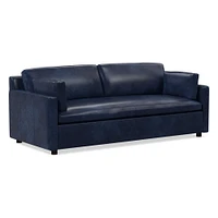 Marin 86" Sofa, Standard Depth, Saddle Leather, Nut