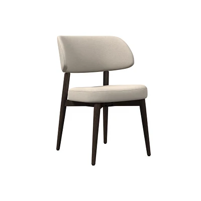 Chip & Dent: Hyde Dining Chair, Performance Velvet, Sand