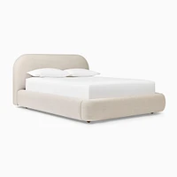 Laurent Bed, Queen, Yarn Dyed Linen Weave, Graphite