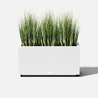 Block Series Long Box Planter, Small, 25"W x 11"D 13"H, Black