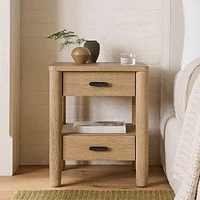 Hargrove 20" Open Cubby Nightstand, Dune