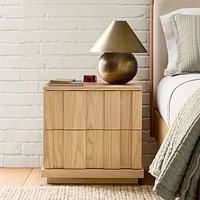 Berkely 24" Closed Nightstand, Blonde