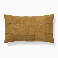 Washed Basketweave Pillow Cover, 12x21