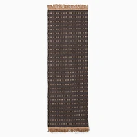 Simple Dash Jute Rug, 5X8, Dark Olive