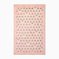 Washable Flower Garden Rug, 3x5, Sage, We Kids