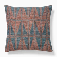 Silk Arrow Pillow Cover, 18x18, Sand