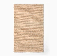 Laguna Wool Jute Rug, 5x8, Alabaster