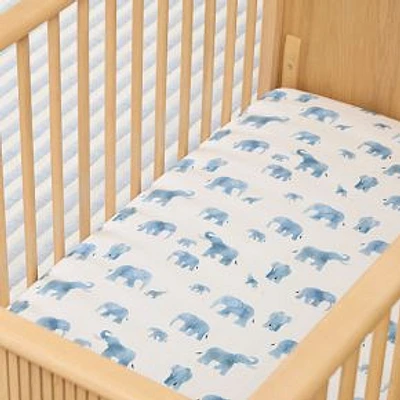 Elephant Crib Sheet