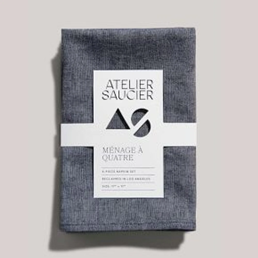 Japanese Chambray Napkin Set of 4