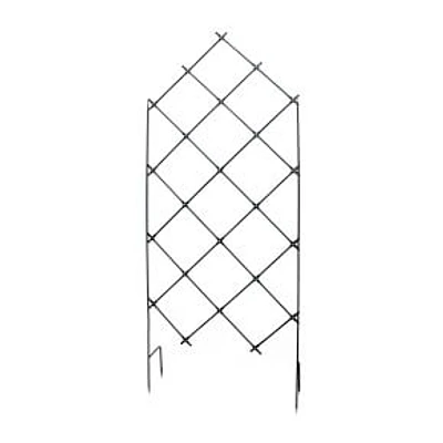 Lattice Trellis, Wrought Iron, 36''x95''x.5'', Graphite