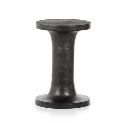 Jothoor End Table, Raw Black