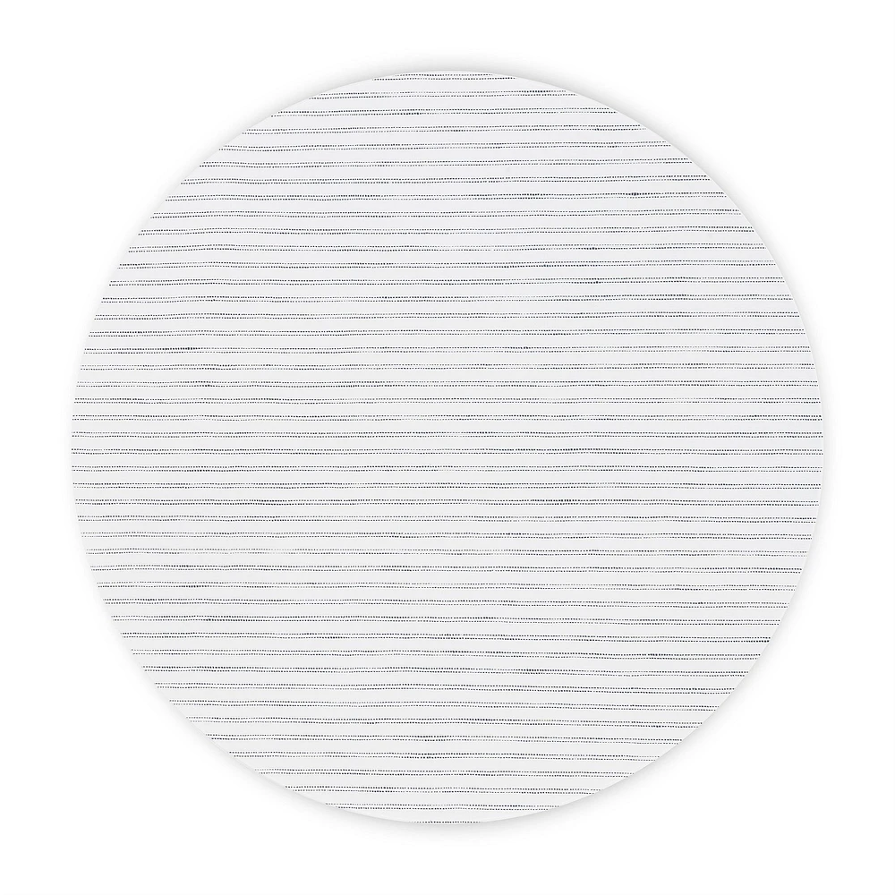 Eliot Ticking Stripe Placemat, Circle