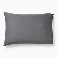 Jersey Tencel Modal Knit Standard Pillowcase S/2, White