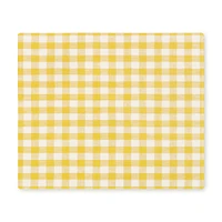 Wadsworth Goldenrod Gingham Placemat, Circle