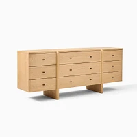 Otto 84" 9-Drawer Dresser, Blonde