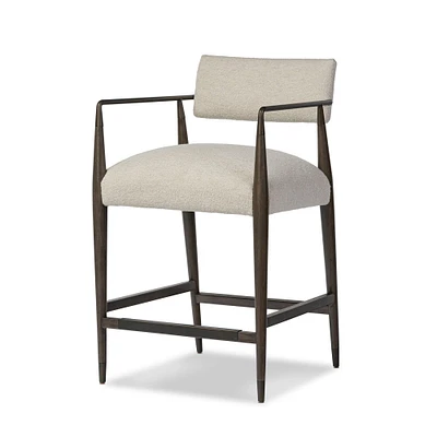 Open Box: Hinoiri Counter Stool, Charter Oatmeal